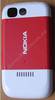 Akkufachdeckel  Original Nokia 5200 rot Batteriefachdeckel E-Cover incl. Kamerascheibe und Akkufachverschlu�, Feder zur Befestigung des Deckels am Ger�t