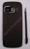 Akkufachdeckel mit Stift red Original Nokia 5800 XpressMusic rot mit Bedienstift und Kamerascheibe, Styluspen