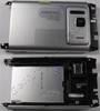 Akkufachdeckel silber Nokia N8 original R�ckenschale, Back Cover silver incl. Kamerascheibe Kameralinse,  Freisprechlautsprecher, Lautst�rketaste  und  Lautst�rkeschalter, Kamerataste, Verriegelungstaste Tastensperre, Simkartenabdeckung, Speicherkartenabdeckung