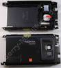 Akkufachdeckel schwarz Nokia N8 original R�ckenschale mir Orange Logo, Back Cover incl. Kamerascheibe Kameralinse,  Freisprechlautsprecher, Lautst�rketaste  und  Lautst�rkeschalter, Kamerataste, Verriegelungstaste Tastensperre, Simkartenabdeckung, Speicherkartenabdeckung, grau