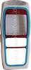 Cover Original f�r Nokia 3220 rot weiss (Oberschale) mit Displayscheibe