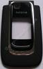 Oberschale Klappe Nokia 6131 original A-Cover schwarz incl. kleine Displayscheibe