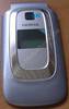 Oberschale Klappe silber Nokia 6085 original A-Cover vom Klappteil, Displayteil Au�en incl. kleine Displayscheibe