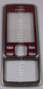 Oberschale rot Nokia 6300 original, A-Cover red mit Displayscheibe