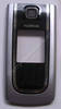 Oberschale klappe silberner Rand Nokia 6555 original A-Cover mit Displayscheibe au�en