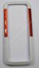 Oberschale orange weiss Nokia 5310 original A-Cover incl. Musiktasten white, wei�