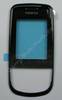 Oberschale charcoal Nokia 3600 Slide original Cover mit Displayscheibe