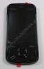 Oberschale indigo Nokia N86 original A-Cover schwarz mit Displayscheibe, Tastaturplatine Men�tasten, Lautsprecher, Men�tastenmatte