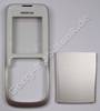 Oberschale warm silber Nokia 2630 original A-Cover incl. Displayscheibe und Akkufachdeckel