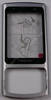 Oberschale silber Nokia 6700 Slide original A-Cover mit Displayscheibe silver