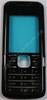 Oberschale schwarz Nokia 7210 Supernova original, A-Cover deep black mit Displayscheibe
