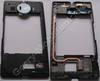 Geh�userahmen schwarz gl�nzend Nokia 6700 Classic original D-Cover Backcover, matt black mit Kamerascheibe ( Kameralinse ) Lautst�rketaste, Tastenmatte Fotoausl�ser