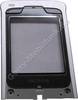 Unterschale Klappe Original Nokia N90 schwarz, Pearl Black gro�e Displayscheibe mit Tasten, Magnet und Lautpsrecherdichtung
