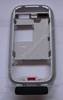 Unterschale original Nokia 6111 silber, B-Cover Geh�usetr�ger, Akkuaufnahme