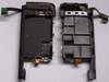 Unterschale mocca Nokia E90 mit Blitz LED, Simkartenleser, Speicherkartenleser, Abdeckung Speicherkarte, Flexkabel Kartenleser, Belichtungs LED, Akkuaufnahmefach, original Backcover Geh�usetr�ger, Geh�userahmen