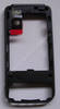 Unterschale, R�ckenschale gunmetal Nokia 5610 original D-Cover incl. Ladebuchse, Blitzlicht, Akkuverriegelung, Lautst�rketaste, fototaste, Kamerascheibe