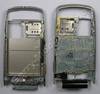 Unterschale Tastatur schwarz Nokia 6600 fold original C-Cover Geh�userahmen der Tastatur aus Metall mit Ladebuchse, Seitentaste und Simkartenhalter