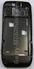 Unterschale grey steel Nokia E66 original B-Cover grau Geh�usetr�ger, Geh�userahmen inkl. Headset Anschluss, Ein/Aus Taste, Kamerascheibe, Infrarot Abdeckung