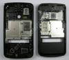 Unterschale schwarz Nokia N96 original black B-Cover Geh�userahmen incl. Konnektoren, Freisprechlautsprecher, Tasten, Kamerascheibe ( Kameralinse ), Ladebuchse, Mikrofon, Abdeckung Speicherkartenschacht, Lautst�rketaste, Kamerataste, Einschalttasten, Verriegelungstaste (Tastensperre), Headsetbuchse (Headsetkonnektor)