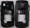 Unterschale, Geh�usetr�ger schwarz Nokia X2-01 D-Cover incl. Freisprechlautsprecher, Ladebuches, Headset Konnektor, Headsetbuchse, Kamerascheibe, BT-Antenne, Bluetooth USB-Abdeckung , Speicherkartenabdeckung
