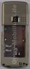 Unterschale gold Nokia 6300 original, B-Cover Geh�usetr�ger incl. Lade-Konnektor, Mikrofon, Simkartenhalten, Infrarotfenster und Kamerascheibe