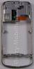 Unterschale silber Nokia 6260 Slide original Backcover, B-Cover mit Kameralinse, Lautst�rketaste, Tastenmatte Kamerausl�ser Fototaste, Blitzlichtmodul, Ladebuchse, Headsetbuchse Konnektor Kopfh�rer