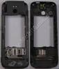 Unterschale grau Nokia 5630 Xpress Music original Mittelcover grey, Geh�userahmen mit Blitzlicht LED, Speicherkartenabdeckung