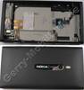 Unterschale schwarz Nokia Lumia 800 original R�ckenschale black mit Kamerascheibe, Kameralinse, Seitentasten, Antenne, Blitzlicht LED, Headsetkonnektor, Freisprechlautsprecher