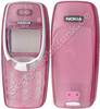 SKR-177 Original Nokia Komplettcover 3310/3330 Pink clear (Oberschale)