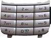 Tastenmatte original Nokia 6111 silber, gro�e T9 Tastatur