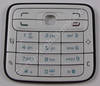 Tastenmatte weiss Nokia N73 Tastatur wei� cool white 