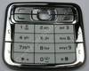 Tastenmatte weiss Nokia N73 Tastatur wei�/silber, frosty white 