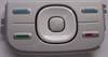 Men� Tastenmatte Original silber Nokia 5200 Tastatur Navigation