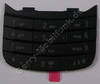 Telefontastenmatte schwarz Nokia 6600i slide original Tastatur Telefon black, Tastenmatte incl. Klebefolie auf der R�ckseite