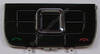 Tastenmatte Men�tasten schwarz Nokia E66 original kleine Tastatur black Navitasten