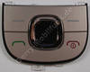 Navi Tastenmatte warm silver Nokia 2220 Slide original Men�tastatur silber weiss
