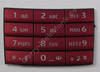 Tastenmatte Telefon rot Nokia E66 original gro�e Tastatur international red