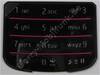 Tastenmatte schwarz gl�nzend Nokia 6700 Classic original Telefon Tastatur black polished