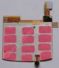 Tastenfolie Men�tasten Samsung D800 original Domesheet vom Schieber mit Mikrofon
