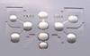 Tastaturfolie Men�tasten Samsung E250 Domesheet Folie der Men�-Tastatur Tastatur-Flex