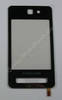 Touchpanel Samsung F480 original Displayscheibe schwarz f�r silbernes Ger�t