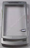 Oberschale silber Samsung GT I8320 original A-Cover mit Seitentasten und Men�tasten, Lautst�rketaste, Kamerataste, Zoomtaste, Ein/Aus Taste, silver (Vodafone 360 H1)