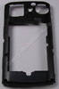 Geh�userahmen schwarz Samsung GT I8320 original Geh�usetr�ger black, Mittelrahmen, Unterschale mit Kamerascheibe (Vodafone 360 H1)