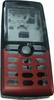 Komplett-Oberschale SonyEricsson T610 red / rot (Frontcover, Mittelgeh�use, Akkufachdeckel, Antennenabdeckung Akkudeckel in silber)
