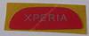 Logolable rot SonyEricsson Xperia X10 Mini (E10i) Label red
