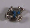 4 St�ck Schrauben 1,4 x 1,8mm LG KG800 Chocolate, original Schrauben der Slidemechanik,