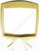 Displayscheibe Nokia 6210 gold Zubeh�r (Displayglas -Abdeckung)