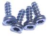4 St�ck Schrauben Nokia 6125 original Schraubenset schwarz 1,8x5,0 mm