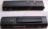 Linke und Rechte Einfassung vom Cover schwarz Nokia 5700 original Seitenabdeckung mit seitlichen Tasten, Lautst�rketasten, Sietenblende