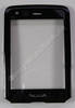 Displayscheibe schwarz Nokia N82 original Fenster vom Display mit Oberschale, A-Cover